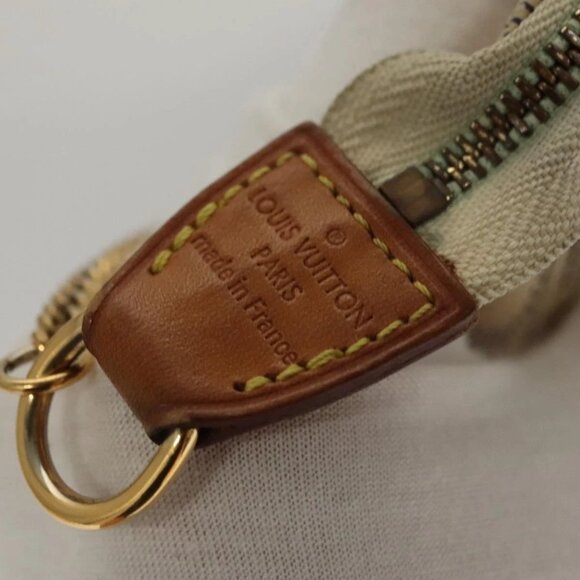 LOUIS VUITTON Damier Azur Mini Pochette Accessoires Pouch N63005 Auth sw224 - Picture 13 of 16